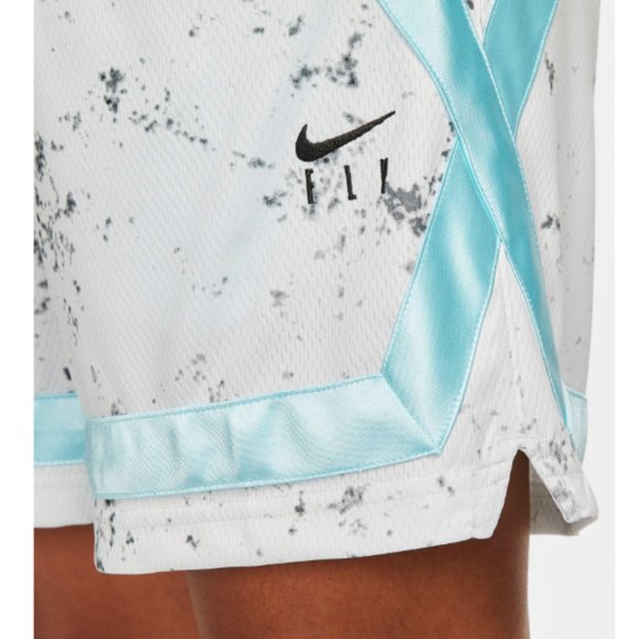 Nike Women’s Dri-Fit Swoosh Fly Crossover Basketball Pure Platinum Short - Picture 2 of 8